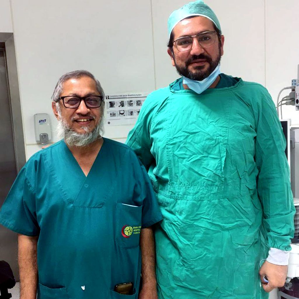 Dr, Waqas Burki - Surgery under G.A performed at Bahria International Hospital Karachi